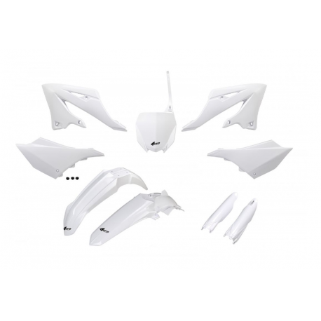 UFO, sada plastů (s kryty přední vidlice), Yamaha YZ 125 / 250 '22-'24, bílá barva