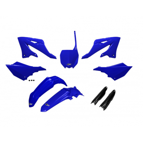 UFO, sada plastů (s kryty přední vidlice), Yamaha YZ 125 / 250 '22-'24, OEM modrá/černá barva
