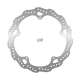 NG, přední brzdový kotouč, KTM RC 125/200/390 '22, (320X204X5mm) (5X8,25mm) Wave