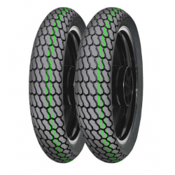 Mitas, pneu 130/80-19 (27X7-19) H-18 SS FLAT TRACK NHS TT, přední/zadní, DOT 2022 (dvojitý zelený pruh) (23408)