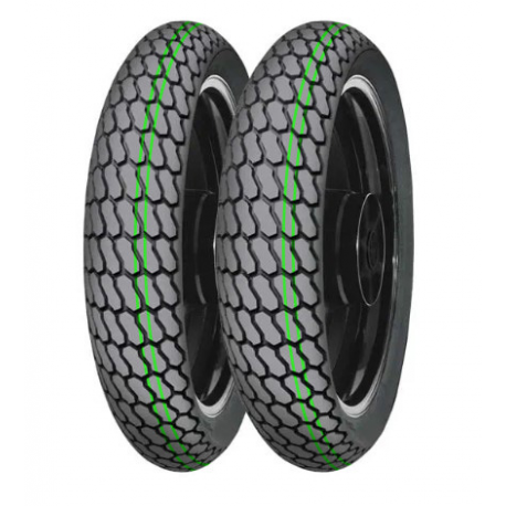 Mitas, pneu 130/80-19 (27X7-19) H-18 SS FLAT TRACK NHS TT, přední/zadní, DOT 2022 (dvojitý zelený pruh) (23408)