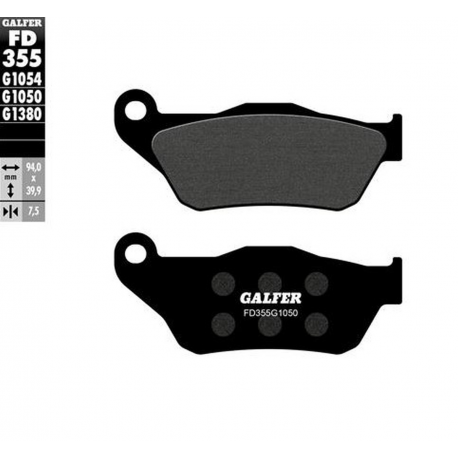 Galfer, brzdové destičky, KH430, Semimetal Scooter