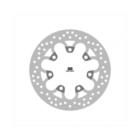 NG, zadní brzdový kotouč, Piaggio BEVERLY 300/400 '21-'23 (240X102X5mm) (7X10,25mm)