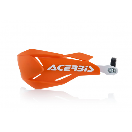 Acerbis, chrániče páček, X-FACTORY, s duralovou výztuhou, oranžovo – bílé - 0022397.203