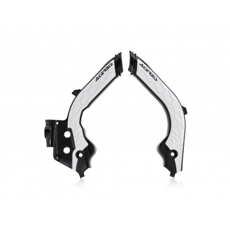 Acerbis, kryty rámu X-GRIP Husqvarna Gas Gas, černo-bílé - 0023600.726