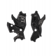 Acerbis, kryty rámu X-GRIP Yamaha TENERRE 700 19-22 černé - 0024666.090