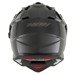 Nox, dual sport přilba N312, se štítkem, černá barva, velikost XXL