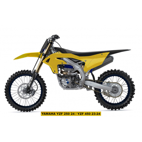 UFO, sada plastů, Yamaha YZF 250 '24, YZF 450 '23-'24, zlatá barva