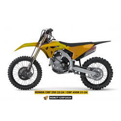 UFO, sada plastů, Honda CRF 250 R '22-'24, CRF 450 R '21-'24 zlatá barva