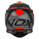 Nox, Cross přilba N633 Fusion, barva černá matná/červená, velikost XL