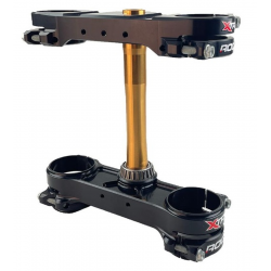 Xtrig, brýle přední vidlice, ROCS PRO TRIPLE CLAMPS KTM SX/SXF '23-'24, EXC/EXC-F '24 HUSQVARNA TC/FC '23-'24, čern