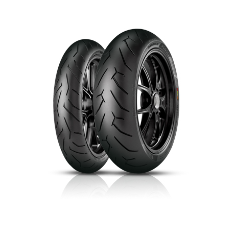 Pirelli, pneu 120/70ZR17 Diablo Rosso II (D) (58W) TL M/C, přední, DOT 01/2024