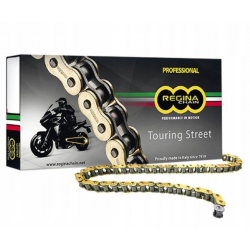Regina, řetěz 520ZRT (116článků) Z-Ring Touring-Street do 750 ccm, zlatý (spojka+nýt. spojka) (135ZRT/1008)