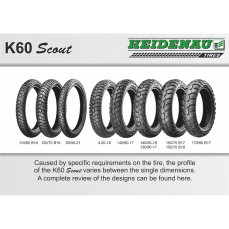 Heidenau, pneu 4.00-18 K60 SCOUT 64T TT M/C M+S, zadní, DOT 36/2024