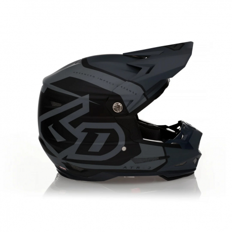 6D, přilba Cross/Enduro, model ATR-2 TORQUE CHARCOAL MATTE, barva černá/šedá, velikost M ( 57 - 58 CM )