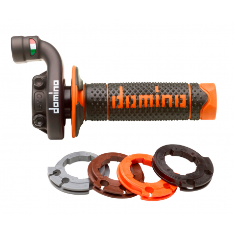 Domino, kompletní rychlopal Off Road KTM/Husqvarna/Gas Gas 4T, barva černá/oranžová