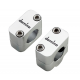 Domino, redukce na řidítka 22MM na 28MM, barva stříbrná