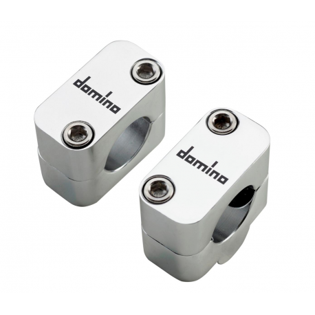 Domino, redukce na řidítka 22MM na 28MM, barva stříbrná