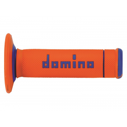 Domino, gripy Off Road X-TREME dvousměsové, barva černá oranžová/modrá