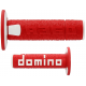 Domino, gripy Off Road New Lamelar dvousměsové, barva červená/bílá