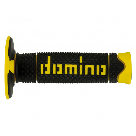 Domino, gripy Off Road Pyramid dvousměsové, barva černá/žlutá