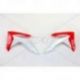 UFO, kryty chladičů, Honda CRF 250R '14-'17, CRF 450R '13-'16, barva OEM (bílá/červená)