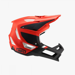 100%, MTB přilba Trajecta, RED FLUO/BLACK, velikost S (52-56 CM)