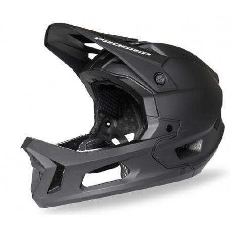 Progrip, cyklo přilba Guardian Full Face, černá barva MATT, velikost XS (48/54cm) - novinka 2024