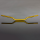 Renthal, řidítka 1,1/8 " (28,6MM) Street Fatbar Handlebar Ultra LOW (TOURING), zlatá barva