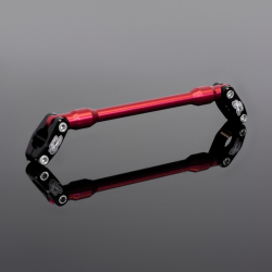 Renthal, hrazda řidítek 7/8 " (22MM) Road Bar Cross Brace Set RED KOLR CZERWONY