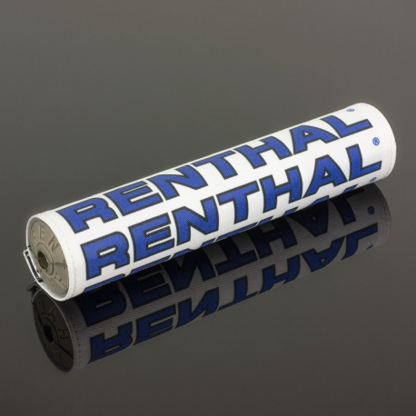 Renthal, chránič hrazdy řidítek Vintage SX Pad, bílá/modrá