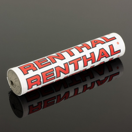Renthal, chránič hrazdy řidítek Vintage SX Pad, bílá/červená