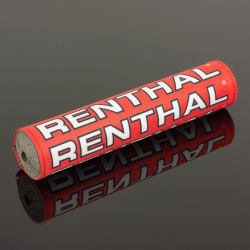 Renthal, chránič hrazdy řidítek Vintage SX Pad, červená/bílá
