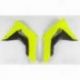 UFO, kryty chladičů, Honda CRF 250R-RX, CRF 450R-RX 18-19 žlutá barva FLUO