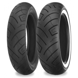 Shinko, pneu 120/90-17 777 64H TL WW, přední, bílé bočnice, DOT 01/2024