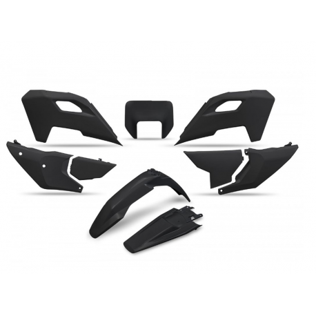 UFO, sada plastů, Husqvarna TE 150 / 250 / 300 '24, FE 250 / 350 / 450 / 501 '24, černá barva