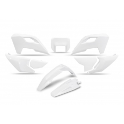 UFO, sada plastů, Husqvarna TE 150 / 250 / 300 '24, FE 250 / 350 / 450 / 501 '24, bílá barva