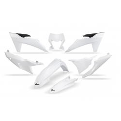 UFO, sada plastů, KTM EXC 150 / 250 / 300 '24, EXC-F 250 / 350 / 450 / 500 '24, bílá barva