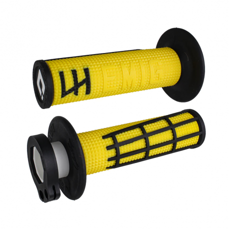 ODI, gripy off-road Emig 2.0 V2 Lock-On, barva žlutá/černá