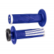 ODI, gripy off-road Emig PRO V2 Lock-On, barva modrá/bílá