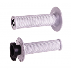 ODI, gripy OFF ROAD NO WAFFLE MX V2 LOCK-ON GRIP, bílé