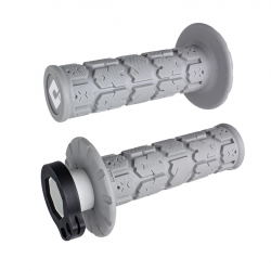 ODI, gripy off-road Rogue MX V2 Lock-On, šedá barva