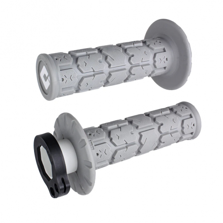 ODI, gripy off-road Rogue MX V2 Lock-On, šedá barva