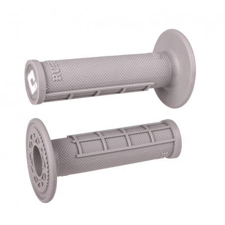 ODI, gripy off-road Half Waffle MX SINGLE PLY GRIP, šedá barva