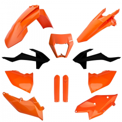 Polisport, sada plastů (FULL KIT) KTM EXC/EXC-F TPI '17-'19