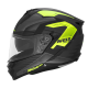 NOX, integrální přilba (se slun. clonou) N304S Carver, barva černá/žlutá fluo, velikost L