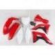 UFO, sada plastů, Honda CRF 250R '18-'20, CRF 450R '17-'20 s víkem vzduchového filtru, barva OEM ( bílá/červená )