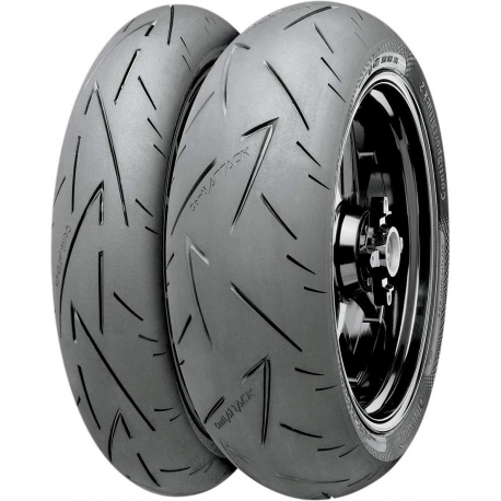 Continental, pneu 120/70ZR17 CONTISPORTATTACK 2 (58W) TL M/C, přední, DOT 15/2024 (244006)