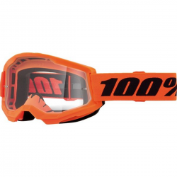 100%, brýle Strata 2 NEON ORANGE - CLEAR LENS