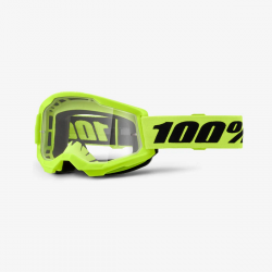 100%, brýle Strata 2 NEON YELLOW - CLEAR LENS